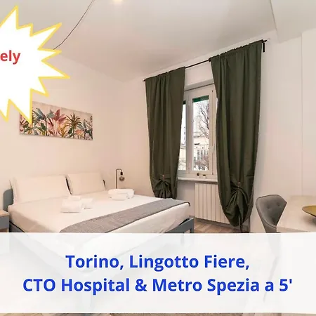 2 Homely - 50 Mt Dalle Molinette, 300 Mt Da Metro Spezia, 1k M Da Lingotto Fiere Apartment Turin